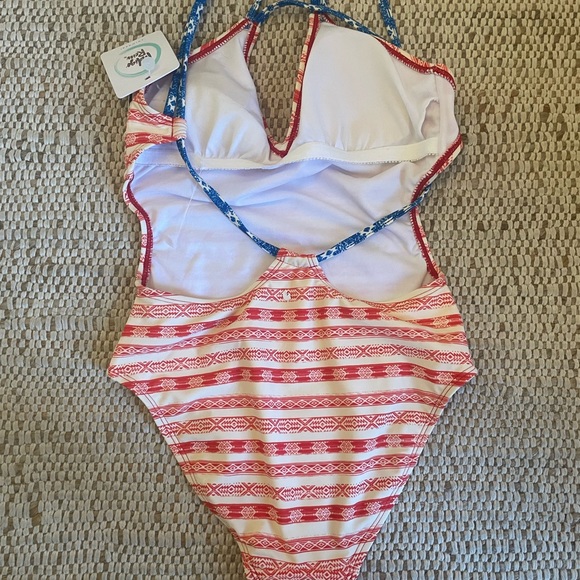 New With Tags Indigo Rein One Piece Swimsuit Small - Picture 3 of 6